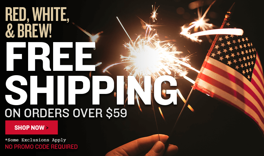 Red, White, & Brew. Free Shipping on orders over $59.