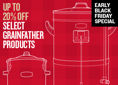 Early Black Friday
Up to 20% Off Select Grainfather Products