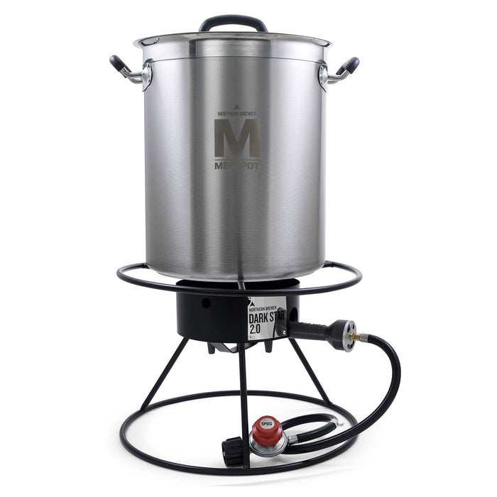 8 Gallon MegaPot Brew Kettle - 8 Gal w/ Ball Valve Only (No Thermometer)