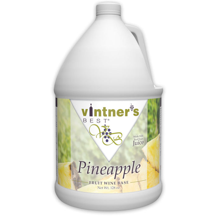 Gallon jug of Pineapple wine concentrate.