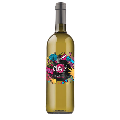 Bottle of RQ25 Italian Pinot Grigio Sauvignon Blanc Wine