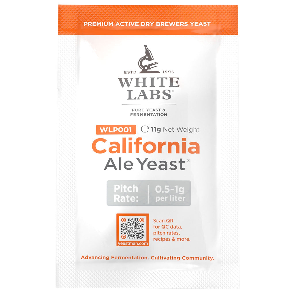 WLP001 Dry California Ale Yeast - White Labs Dry Yeast