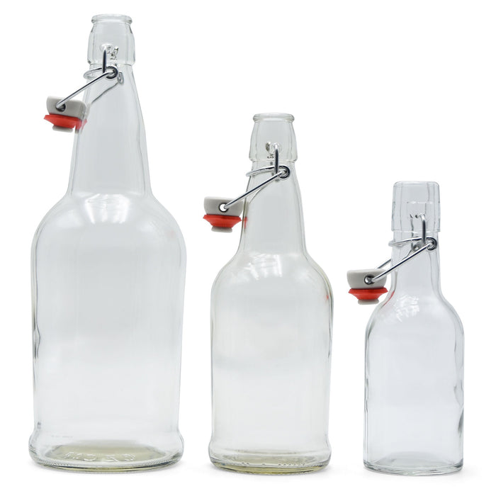 8 oz. Plastic Bottles with Flip Top Cap (Single)