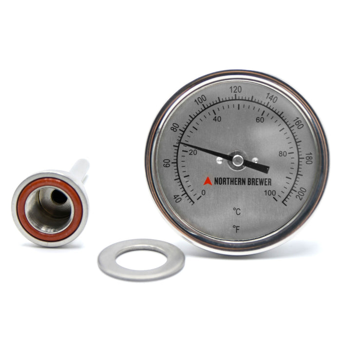 Kettle Thermometer with Weldless Installation Kit